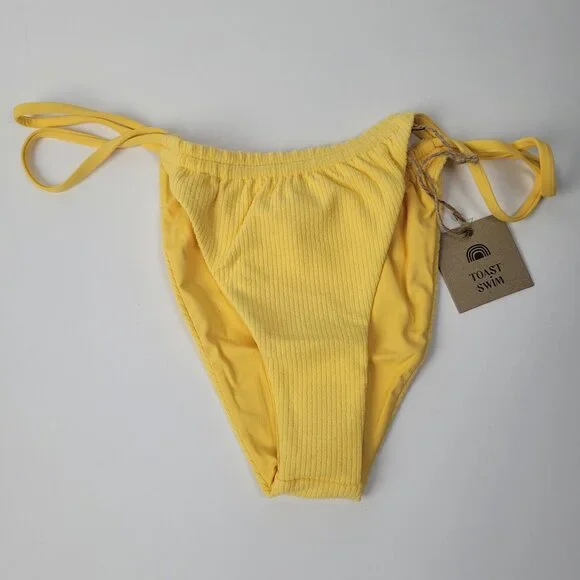 Free People Toast Swim Signature Tunnel Bottom Sunset Rib Sz XL NWT - Picture 1 of 3